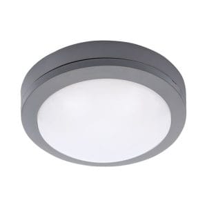 solight led vonkajšie osvetlenie siena, sivé, 13w, 910lm, 4000k, ip54, 17cm