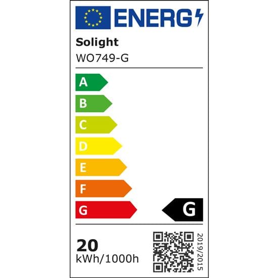 Led vonkajšie osvetlenie oválne, 20w, 1500lm, 4000k, ip54, 26cm, sivá farba 5 solight led vonkajšie osvetlenie oválne, 20w, 1500lm, 4000k, ip54, 26cm, sivá farba