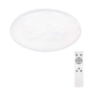solight led stropné svetlo star, okrúhle, 24w, 2400lm, diaľkové ovládanie, 37cm