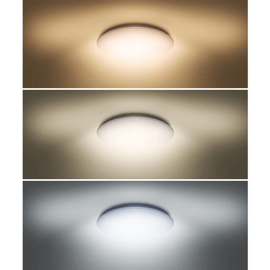Led stropné svietidlo plain, 3cct, 24w, 1920lm okrúhle 38cm 3 solight led stropné svietidlo plain, 3cct, 24w, 1920lm, 3000k, 4000k, 6000k, okrúhle, 38cm