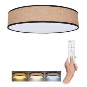 solight led osvetlenie s diaľkovým ovládačom brownie, 60w, 4200lm, 50cm, zmena chromatickosti, stmievateľné, P4you shop