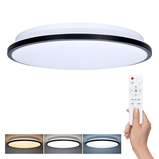 Led osvětlení s dálkový ovladačem jamil, 48w, 3360lm, 40cm 2 solight led osvětlení s dálkový ovladačem jamil, 48w, 3360lm, 40cm, změna chromatičnosti, stmívatelné