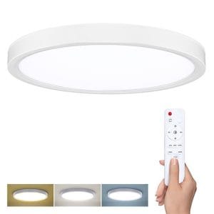 solight led osvetlenie s diaľkovým ovládačom estela white, 36w, 2700lm, 30cm, zmena chromatickosti, stmievateľná