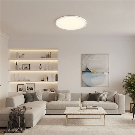 Led osvetlenie s diaľkovým ovládačom estela white, 40w, 4300lm, 50cm, urg 7 solight led osvetlenie s diaľkovým ovládačom estela white, 40w, 4300lm, 50cm, urg