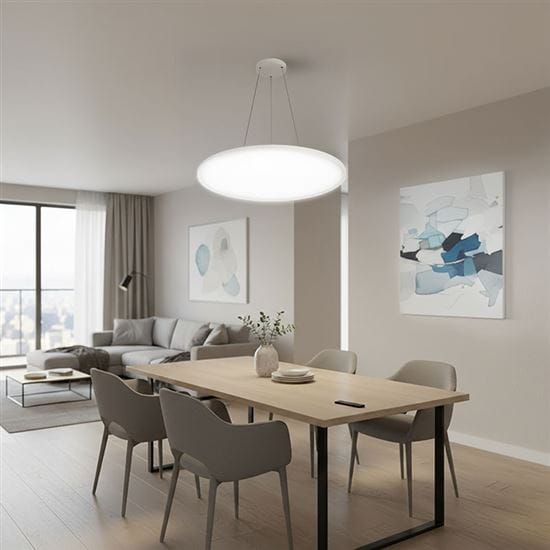 Led osvetlenie s diaľkovým ovládačom estela white, 50w, 5400lm, 60cm, urg 3 solight led osvetlenie s diaľkovým ovládačom estela white, 50w, 5400lm, 60cm, urg