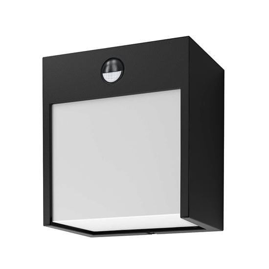 Led vonkajšie nástenné osvetlenie so sensorom terni, 12w, 560lm, 3000k 1 led vonkajšie nástenné osvetlenie terni, 12w, 560lm, 3000k, pir sensor, led svetlo so sensorom pohybu, p4you shop, led osvetlenie domu, vonkajšie svetlo