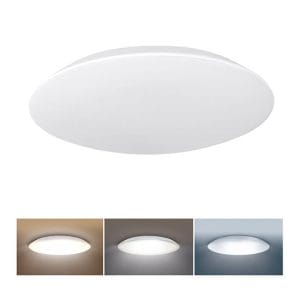 solight led osvetlenie adrano s ochranou proti vlhkosti, ip54, 12w, 1020lm, 3cct, 23cm
