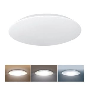 solight led osvetlenie adrano s ochranou proti vlhkosti, ip54, 28w, 2380lm, 3cct, 38cm
