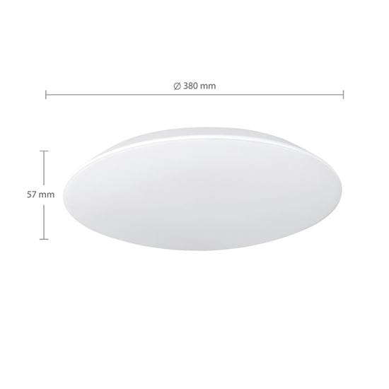 Led stropné svietidlo adrano 28w ip54 (38cm) – 3 farby svetla 5 solight led osvetlenie adrano s ochranou proti vlhkosti, ip54, 28w, 2380lm, 3cct, 38cm