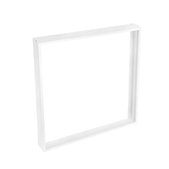 Biely hliníkový rám led panel 595x595mm na stropy a steny 1 solight hliníkový biely rám pre inštaláciu led panelov s rozmerom 595x595mm na stropy a steny, výška 68mm, bezskrutkový