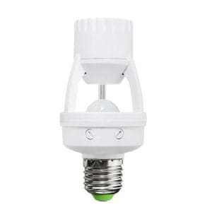 solight pir senzor pro e27 žiarovku, biely