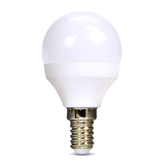 Led žiarovka, miniglobe, 6w, e14, 4000k, 510lm 1 solight led žiarovka, miniglobe, 6w, e14, 4000k, 510lm, biele prevedenie