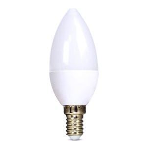 solight led žiarovka, sviečka, 6w, e14, 6000k, 510lm