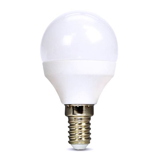 Led žiarovka, miniglobe, 8w, e14, 3000k, 720lm 1 solight led žiarovka, miniglobe, 8w, e14, 3000k, 720lm, biele prevedenie
