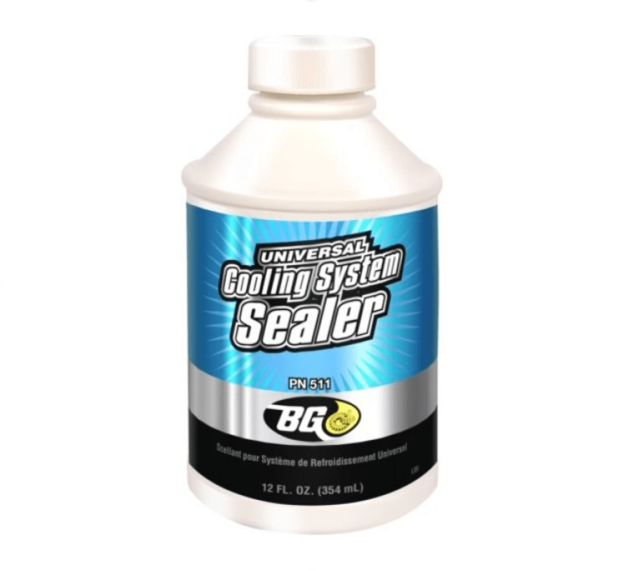 Bg 511 universal cooling system sealer 355ml - utesnenie chladiaceho systému 1 Univerzálny tesniaci prostriedok chladiča